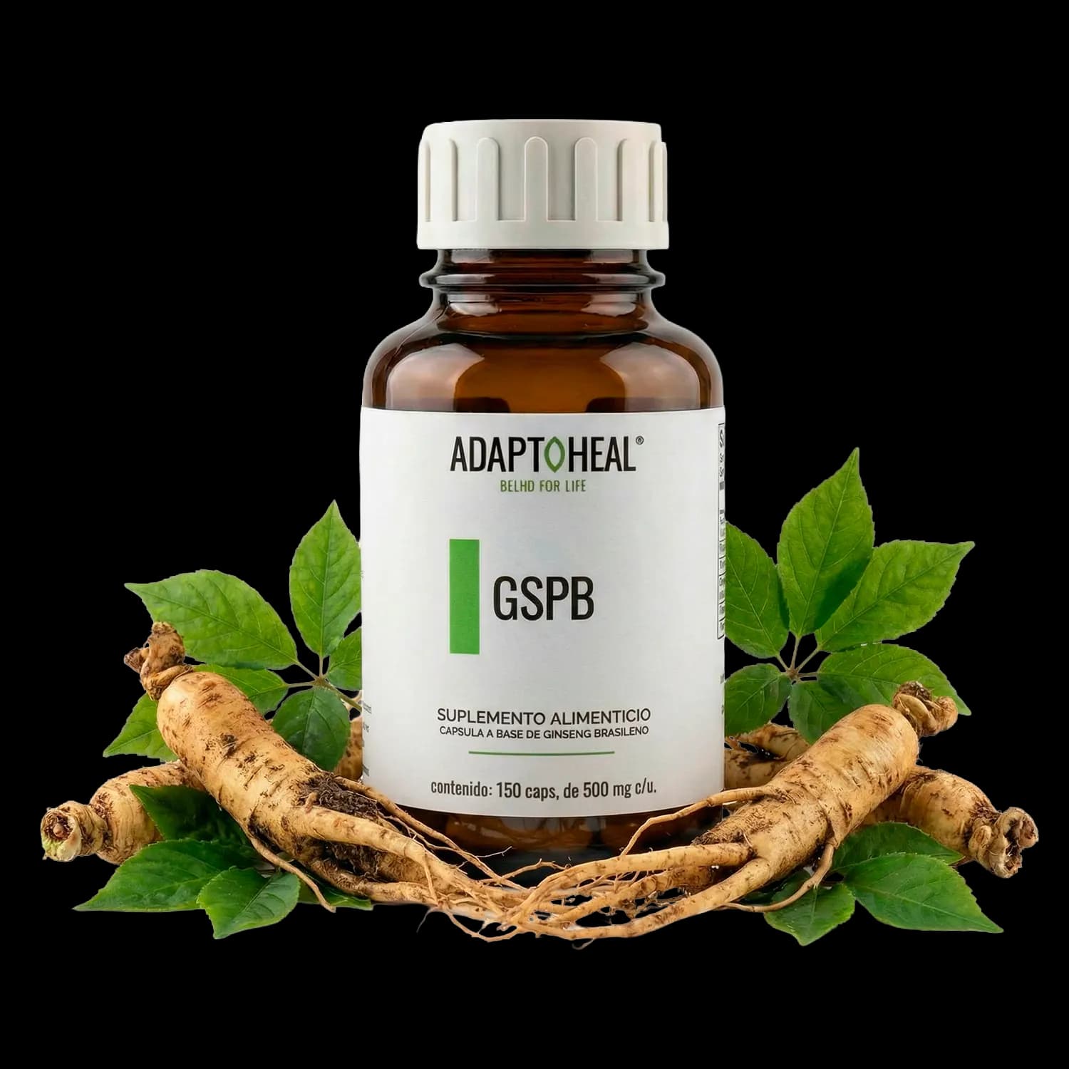 Ginseng Brasileño 150 cápsulas | 500mg Adaptoheal®