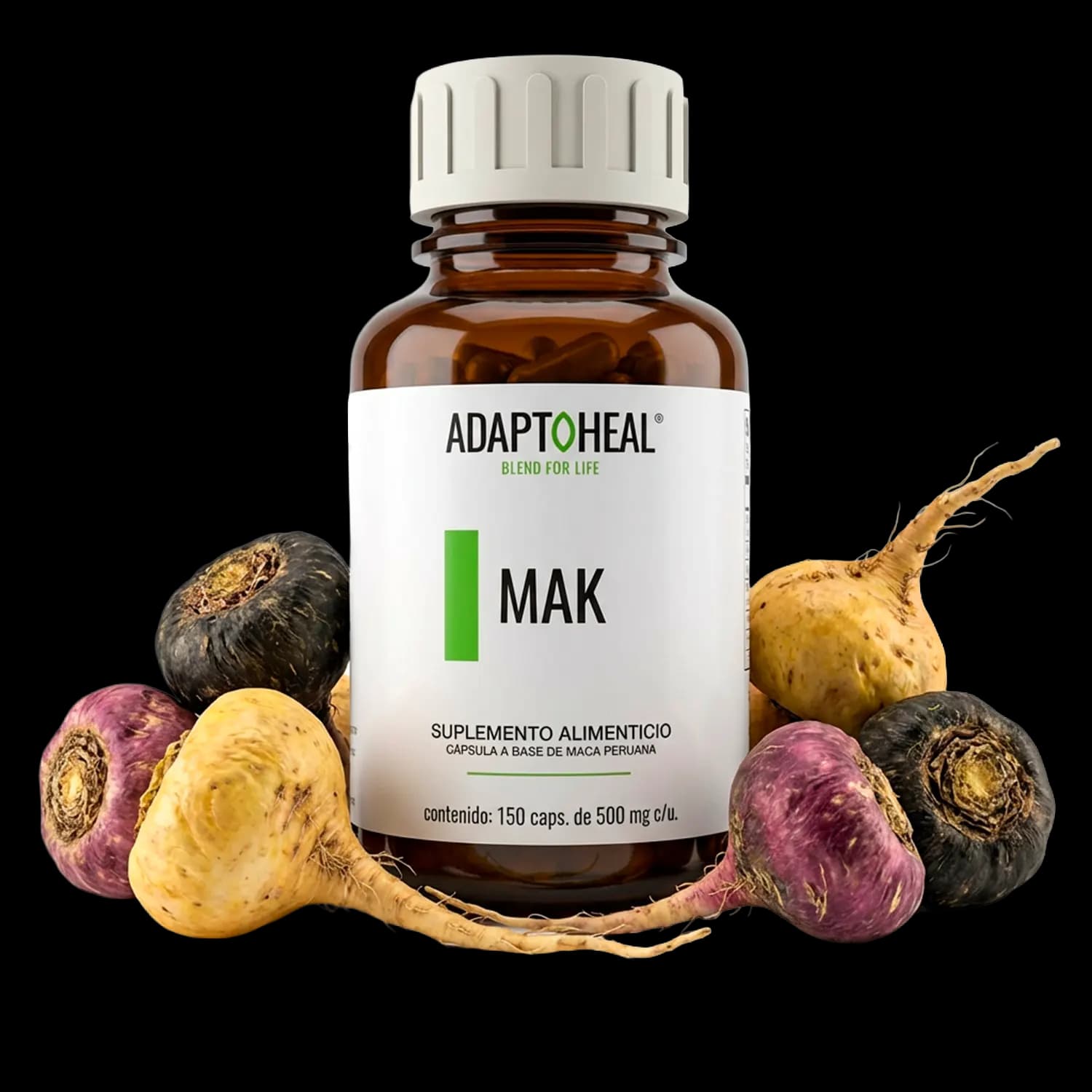 Maca 150 cápsulas | 500mg Adaptoheal®