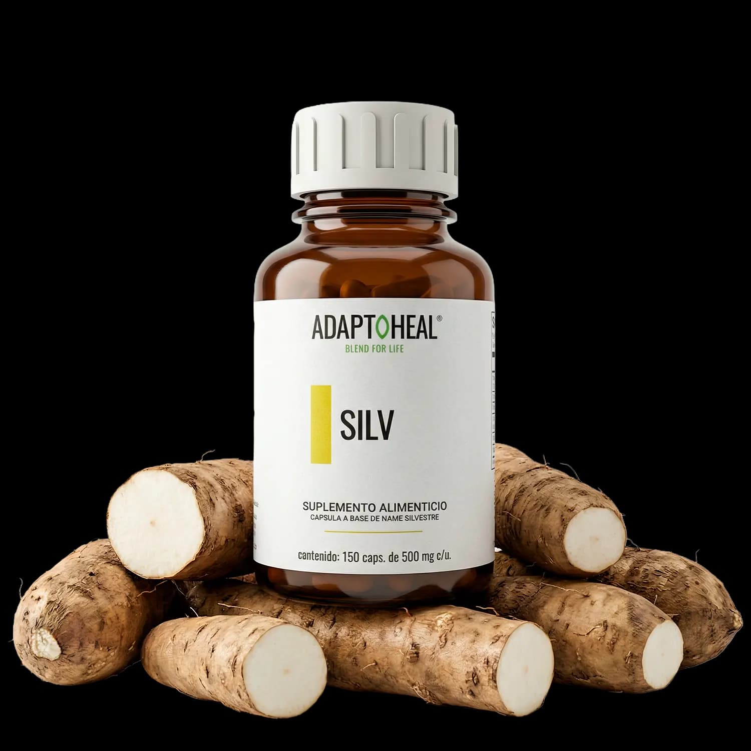 Ñame Silvestre 150 cápsulas | 500mg Adaptoheal®