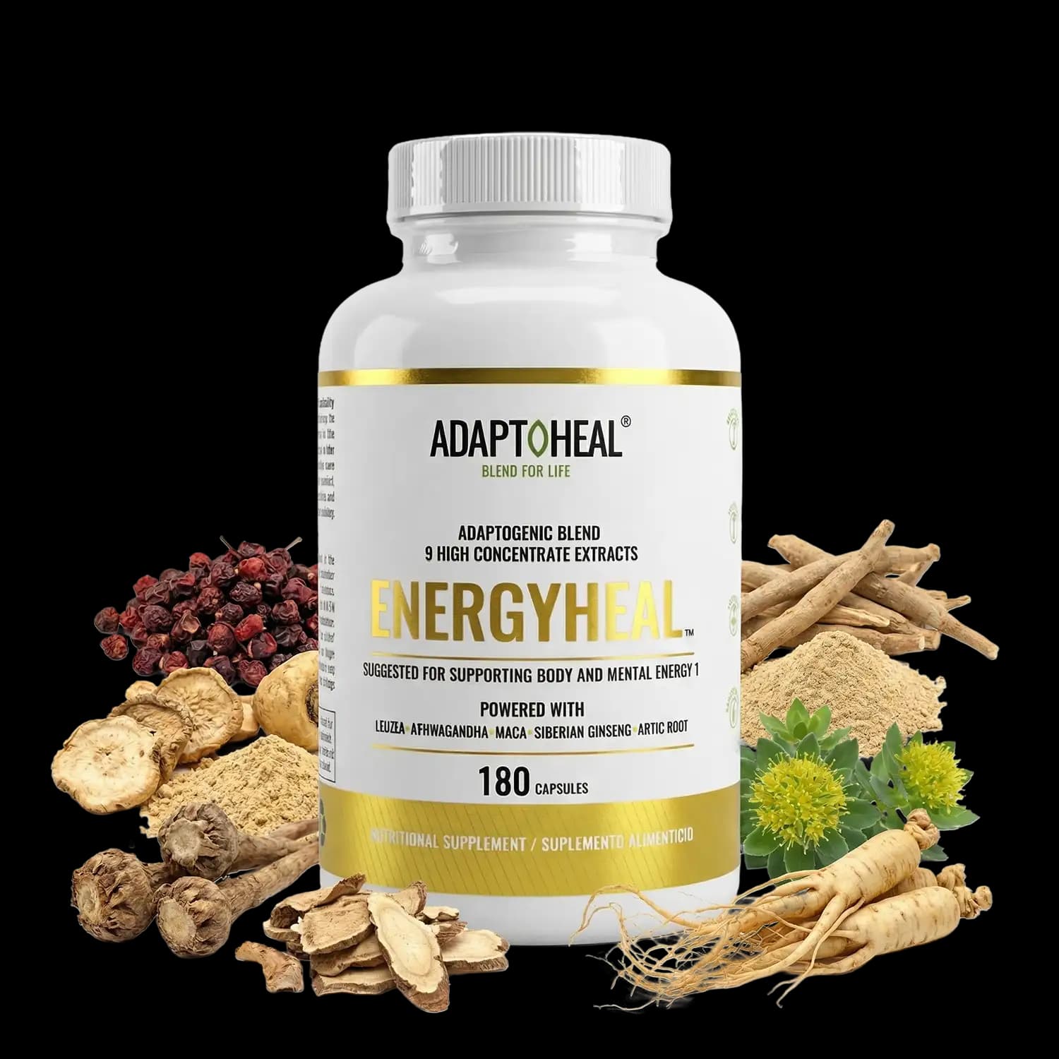 Energyheal 180 cápsulas | 700mg Adaptoheal®