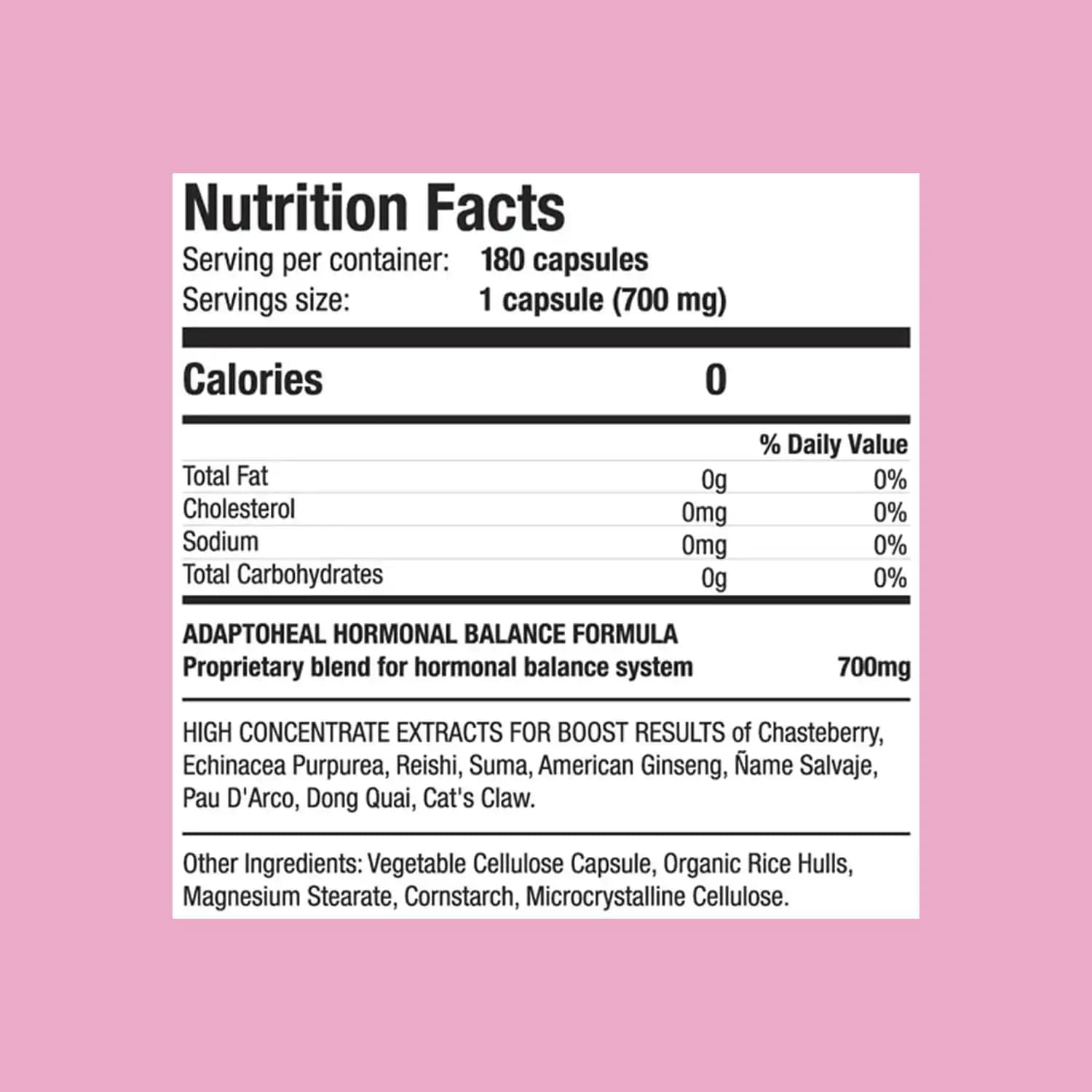 Hormobalance 180 cápsulas | 700mg Adaptoheal® - imagen 2