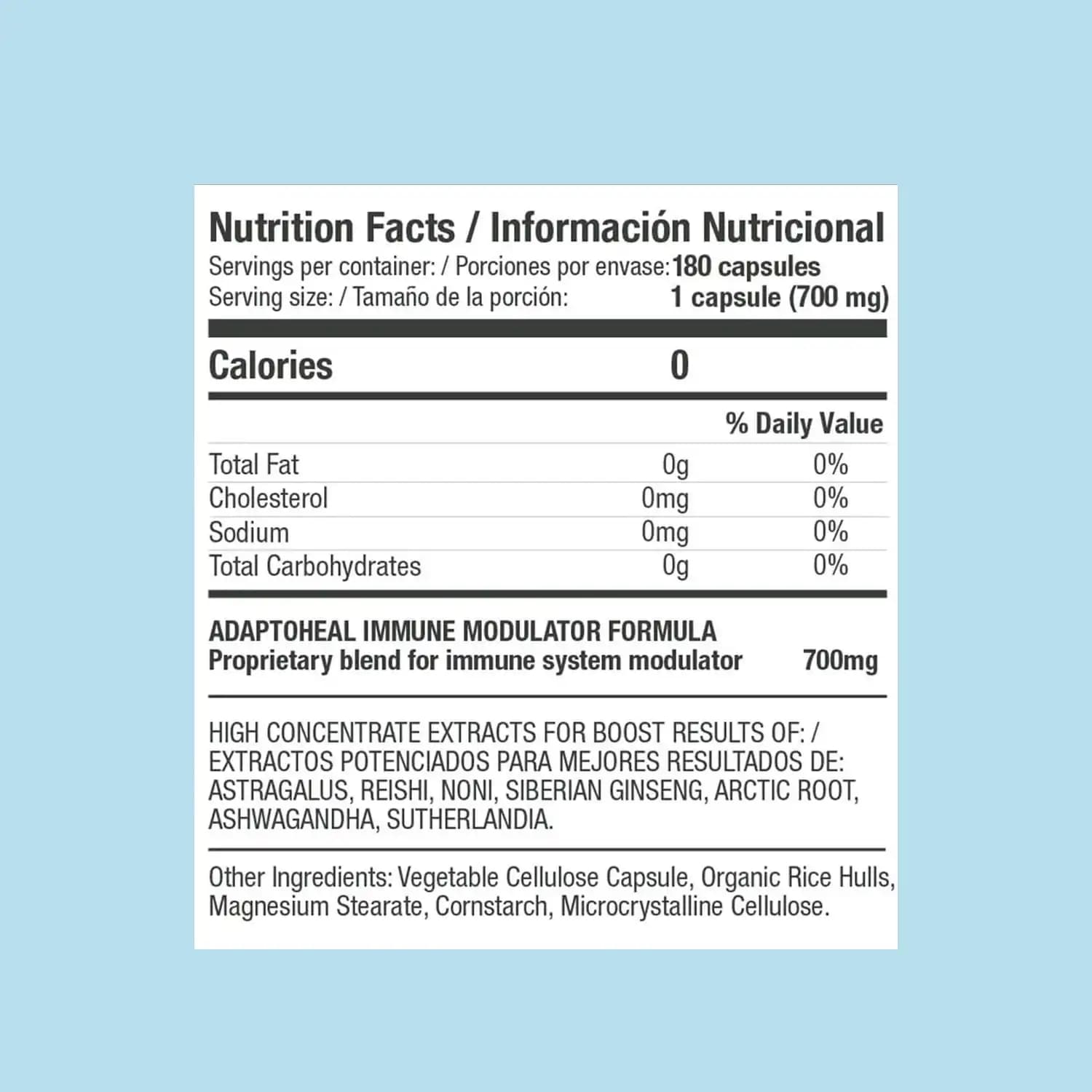 Immodulator 180 cápsulas | 700mg Adaptoheal® - imagen 2