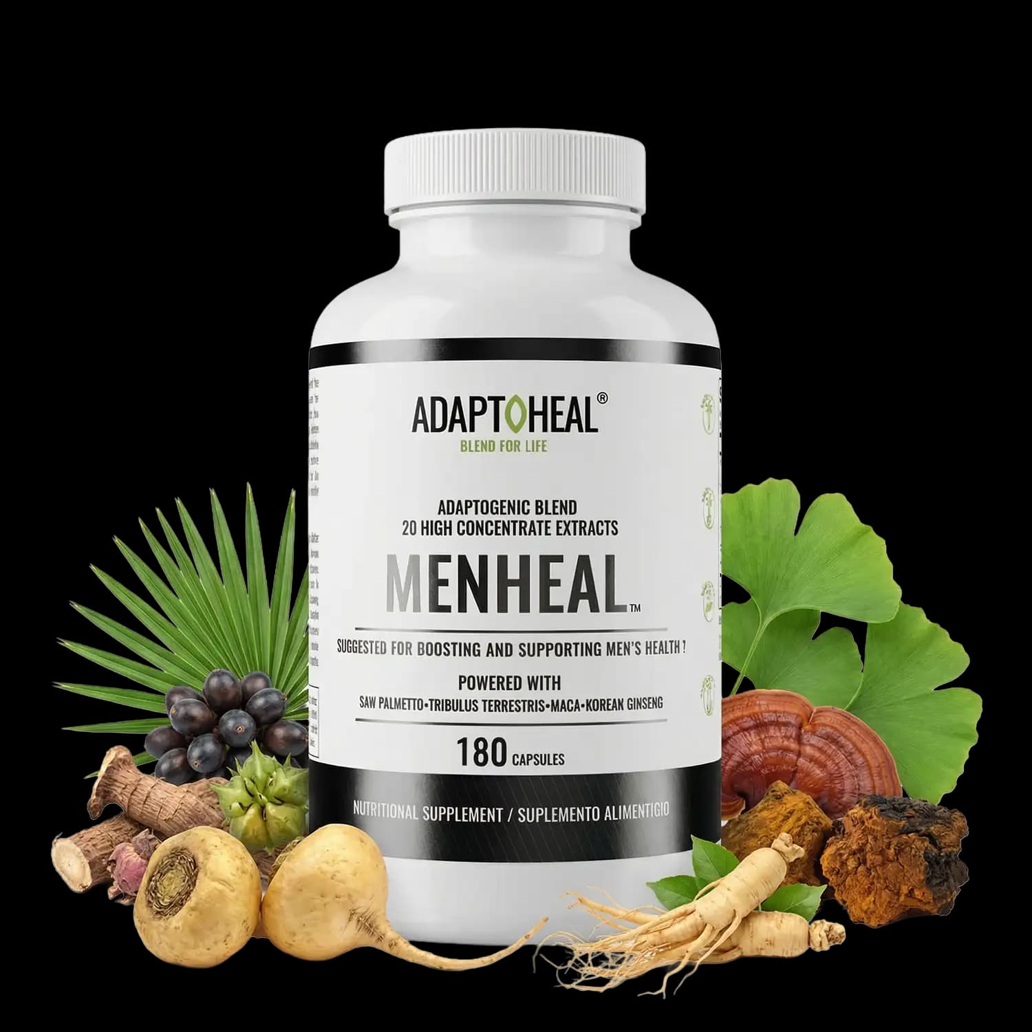Menheal 180 cápsulas | 700mg Adaptoheal®