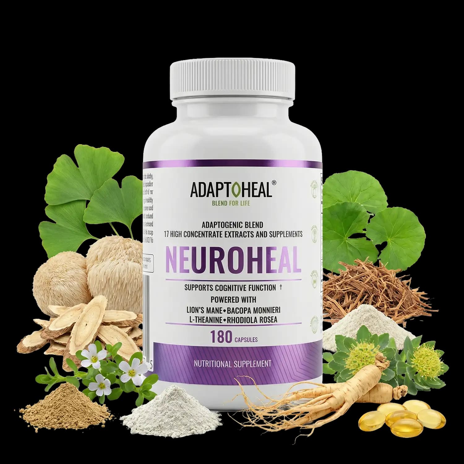 Neuroheal 180 cápsulas | 700mg Adaptoheal®